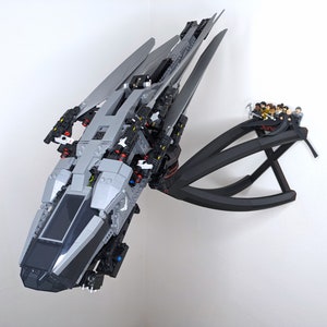 Halterung Lego Royal Ornithopter WAND & TISCH, Dune, Zubehör, 3D Druck, wall and table mounted display