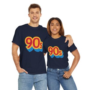 Vintage Nineties Text Unisex Cotton T-Shirt, Vintage Graphic T-Shirt, Gildan T-Shirt