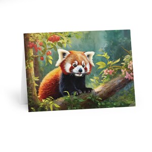 Adorable Red Panda Greeting Card Bundle, Perfect For Thank Yous And Get Well Wishes