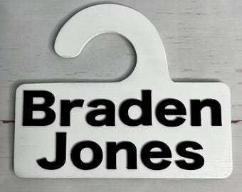 Personalized School Pickup Sign: Laser Cut Birch Plywood