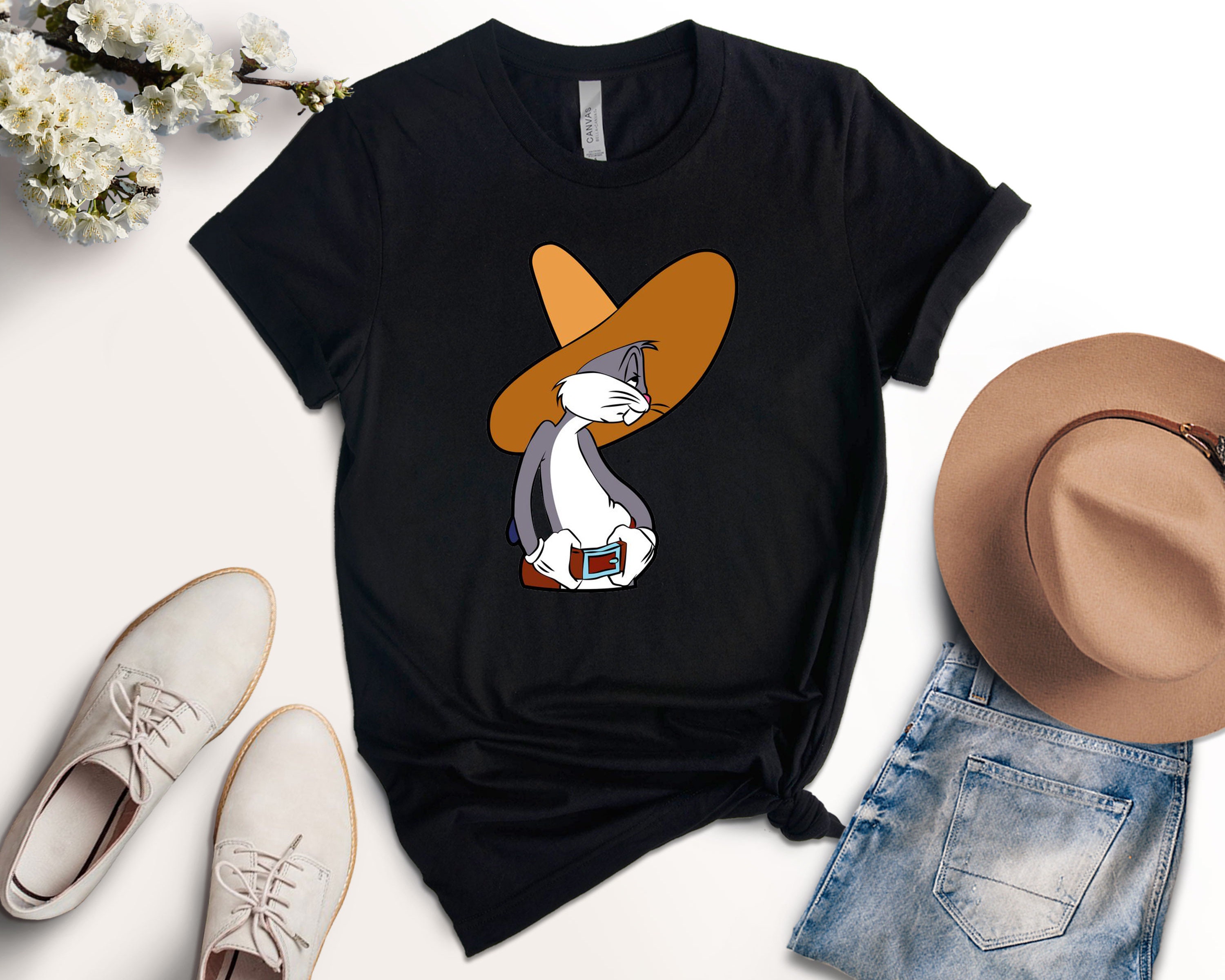 Looney Tunes Shirts, Bugs Bunny Shirt, Bugs Bunny Cowboy, Old Cartoons