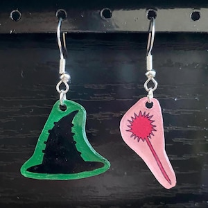 Wicked Elphaba&Glinda Earrings