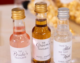 Custom 50ml Empty Plastic Shot Bottle Favour – Personalised for Your Event