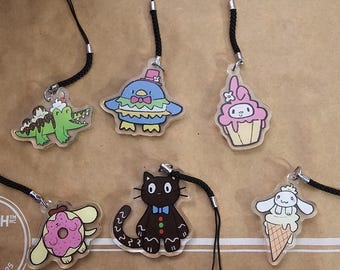 Adornos para teléfono Sanrio Snacks