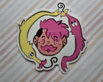 Wilford Warfstache sticker