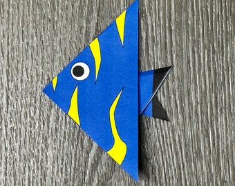 Angelfish Origami Paper (10 Sheets)