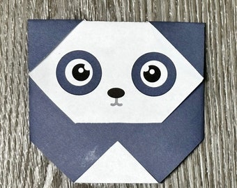 Panda Origami Paper (10 Sheets)
