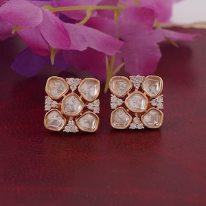 Boucles d'oreilles Kundan Radiance Boucles d'oreilles esthétiques traditionnelles Boucles d'oreilles indiennes traditionnelles Bijoux à porter pour les femmes Boucle d'oreille Kundan fine