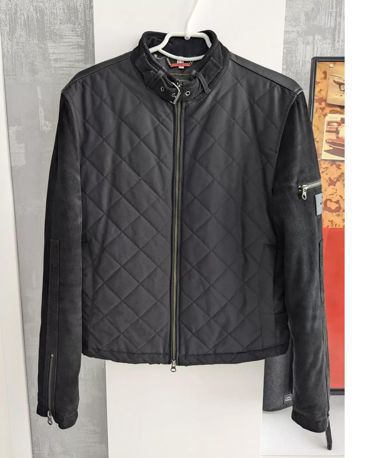 お中元 お歳暮 お年賀 夏 冬 年末年始のご挨拶 ギフト 通販な 30th Jeans Armani Anniversary Suede Fabric Quilted Mens ジャケット・アウター