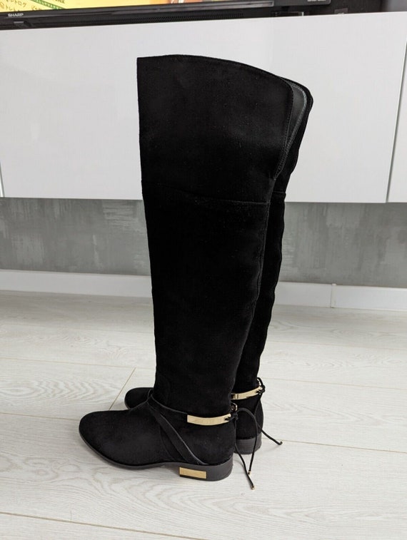 CHRISTIAN DIOR Cd Over The Knee High Riding Boots… - image 7