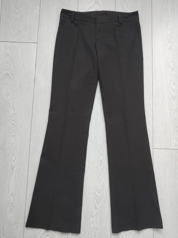 Gucci Womens Black Cotton Elastane Casual Pants T… - image 3