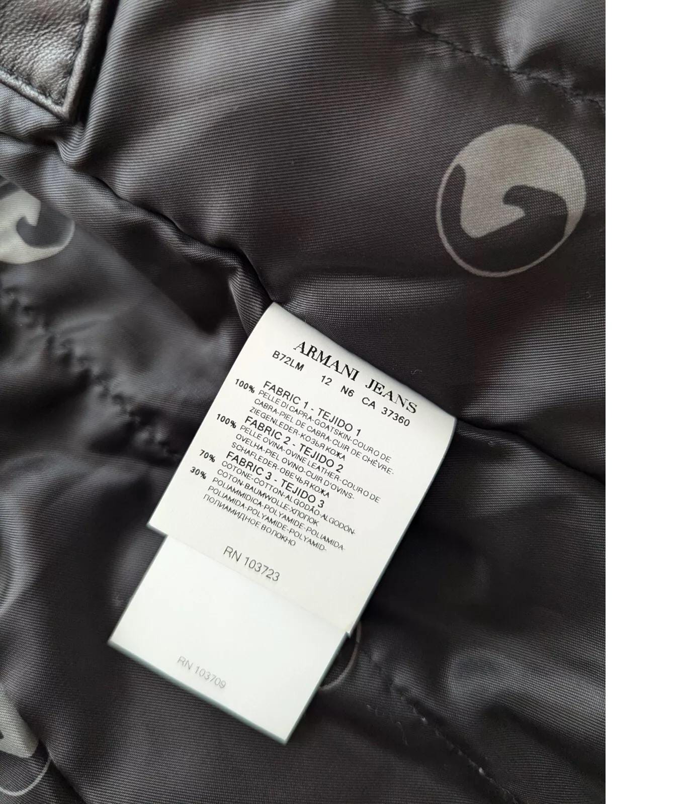 Leather vest Armani Jeans Brown size S International in