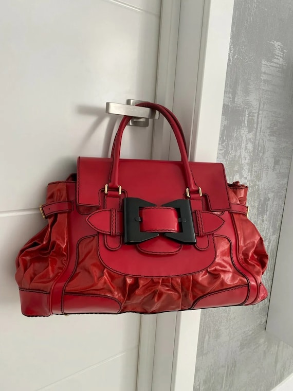 GUCCI Dialux Queen Large Tote Bag Boston Bowler Re