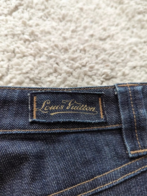 Louis Vuitton LV Denim Womens Navy Blue Jeans Poc… - image 8
