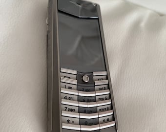 Vertu Ascent X Titanium Original Mobile Phone Black Leather Luxury 100% Genuine, In Very Good Condition! Unlocked And Ready To Use Worldwide