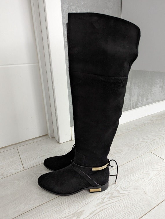 CHRISTIAN DIOR Cd Over The Knee High Riding Boots… - image 4