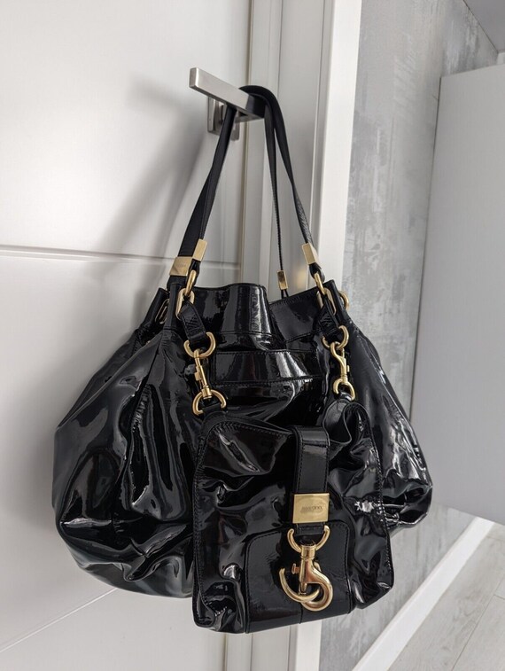 Jimmy choo black purse hotsell