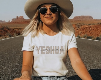Yeshua Shirt Christian Apparel Aesthetic Christian T Shirt Jesus Apparel Christian Streetwear Clothing Bible Verse Shirt Yeshua Sweatshirt