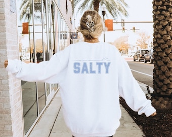 Salty Shirt Stay Salty Beach Shirt Vacation Shirt Surf Shirt Summer Shirt Summer Tee Trendy Beach Shirt Salty Beach TShirt Summer Trendy Tee