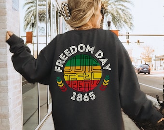Juneteenth Shirt Freedom Day Shirt BLM Shirt 1865 Shirt Black History Shirt Juneteenth Sweatshirt Juneteenth Hoodie Juneteenth Gift