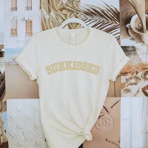 Sunkissed Shirt Sunkissed Tshirt Sunkissed Beachy Tee Minimalist Summer Shirt Beach Tshirt Summer Oversized Shirt Vacation Shirt Beach Tee