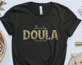 Camicia Doula personalizzata Felpa Doula personalizzata Maglietta ostetrica Camicia da infermiera per travaglio e parto Regalo Doula Regalo per infermiera Felpa con cappuccio Doula alla moda