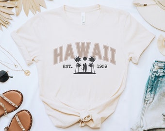 Hawaii Aloha State Sweatshirt Aloha Hawaii Unisex Sweatshirt Hawaii Vacation Shirt Hawaii Family Trip Tee Hawaii Honeymoon Shirt Hawaii Gift