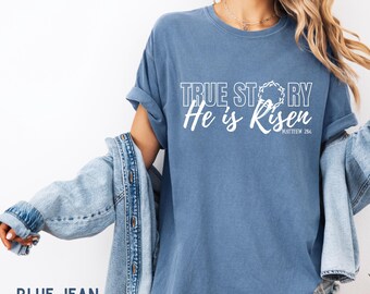 He Is Risen Easter Christian Shirt He Has Risen T Shirt Jesus Easter Shirt Easter Christian Gift Christian Easter Tee Jesus Easter T Shirt