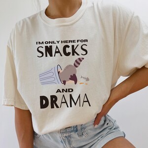 Camiseta divertida de mapache Sudadera con mapache Sudadera divertida de mapache Amantes de los mapaches Camiseta divertida de mapache Camiseta de mapache de gran tamaño Camiseta divertida y dramática