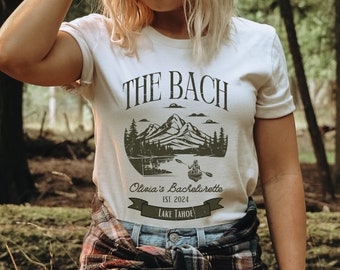 Lake Bach Shirts Lake Camp Bachelorette Party Shirts Lake Bachelorette Party Camp Bach Shirt Camping Bachelorette Custom Location Bach Shirt
