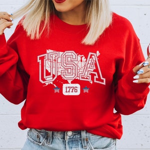 USA Shirt America Shirt Fourth of July Shirt 4th of July Tee Comfort Colors USA Flag Tshirt Patriotic Shirt America Est Shirt USA Map TShirt