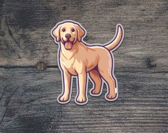 Cute Labrador retriever sticker