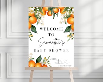 Lilla sötnos är på väg, välkomstskylt för babyshower, välkommen till babyshower-skylt En liten sötnos, en liten sötnos, välkomstskylt för babyshower