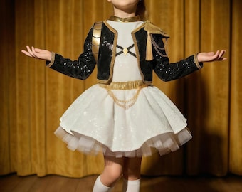 Rumi Golden Cosplay Costume – K-Pop Demon Hunters Outfits – Rumi Stage Costume – Anime/Kpop Cosplay – Performance Outfit