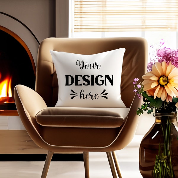 Throw Pillow Mockup, Cushion Mockups, Stock Photo, Pillow Mock Up, Decorative Cushion, Mockup Bundles, Model Mock up, White Shirt Mockup Jpg