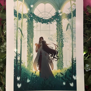 Hualian Garden Art Print | Hua Cheng, Xie Lian (TGFC)