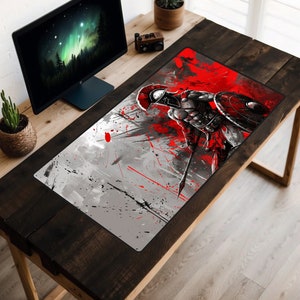 Tapete de mesa espartano, tapete de mesa de guerreiro espartano, mousepad do Império Romano, protetor de mesa de gladiador, tapete de laptop de guerra antiga, Leônidas, Marco Aurélio
