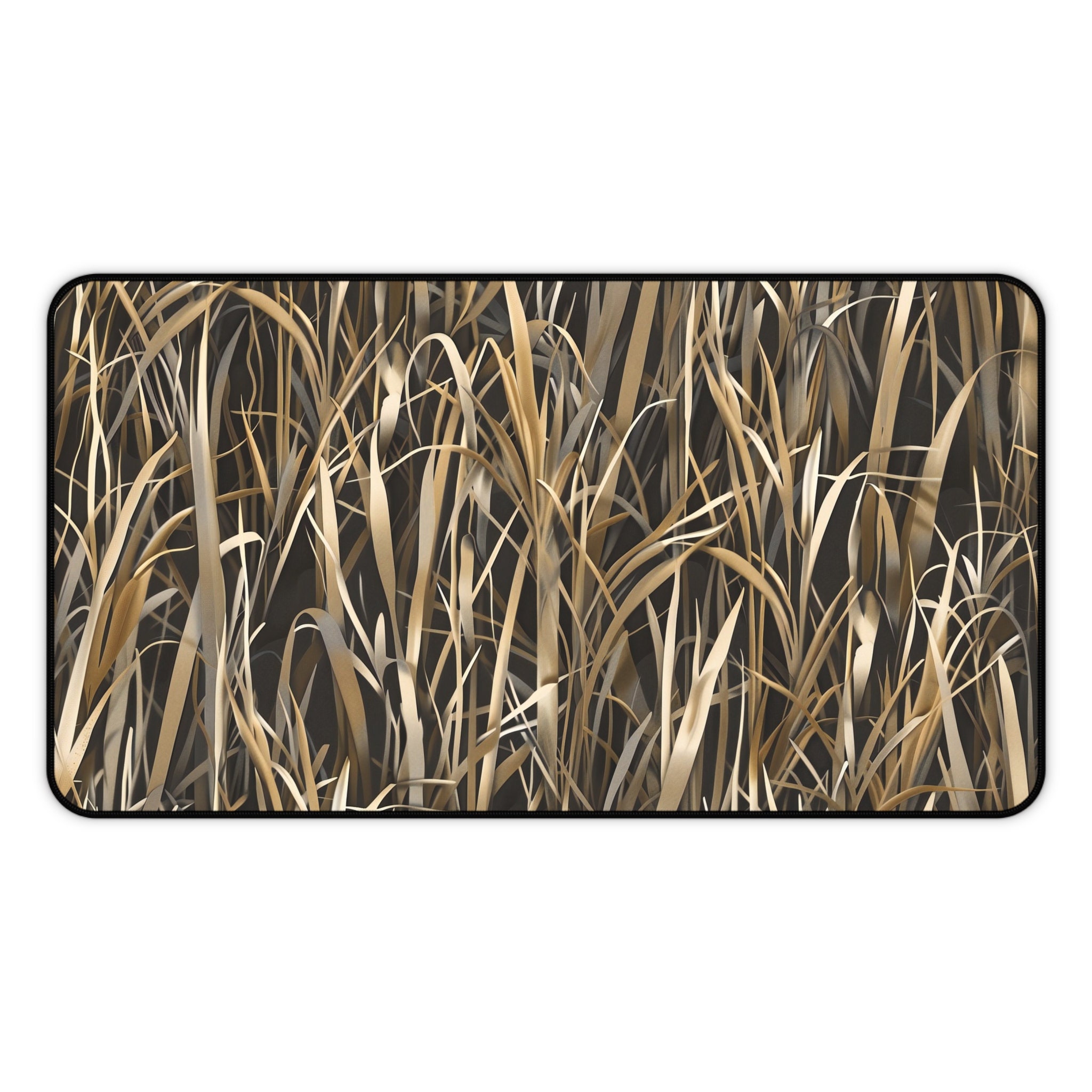 Duck Blind Camo Desk Mat, Hunting Camouflage Desk Pad, Real Camo ...