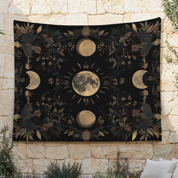 Moon Phase Tapestry - Etsy