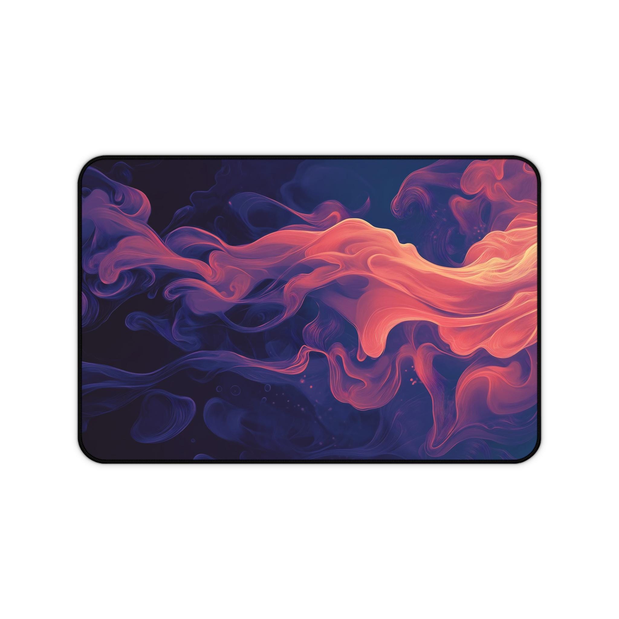 Smokey Ripples Purple Haze Desk Mat, Smoke Desk Pad, Abstract Desk Topper, Smokey ...