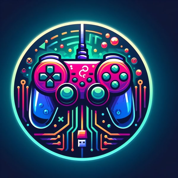 Levendig gaming-logo