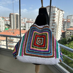 Perfect Bag for Weekend Getaways: Ready for Everything from Beach to Shopping,Knitted Bag,Fashion Accessory,Gifts For Wife,Shopping Bag