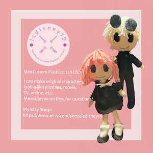 Miniature Custom Plush Doll