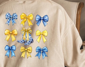 FFA print op voor- en achterkant, laarzen en strikken, uniseks sweater