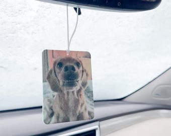 Custom Car Air Freshener, Car Scent, Custom Car Freshie, Custom Picture Freshener, Personlized Car Accessories, Cute Car Air Freshener with