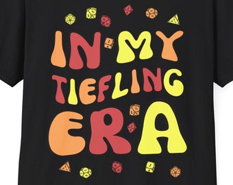 In My Tiefling Era Unisex Softstyle T-Shirt (Dungeons & Dragons, DnD)