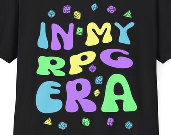 In My RPG Era Unisex Softstyle T-Shirt (Dungeons & Dragons, DnD, Tabletop)