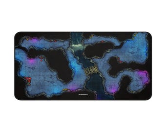 Underdark Caves RPG Battle Map / Game Mat (15.5" x 31")