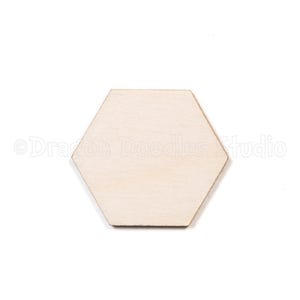 Forma hexagonal inacabada de madeira, placa hexagonal em branco recortada a laser, kits de artesanato faça você mesmo, placa de palavra personalizada, decoração de mesa colmeia
