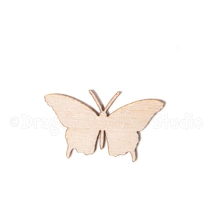 Butterfly Shape Unfinished Wooden, Butterfly Insect Blank Laser Cutout Wood Decor, DIY Kits Craft Supply, Backdrop Table Decoration Birthday